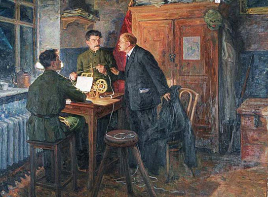 Ко дню рождения Ленина. Жизнь Ильича в живописи