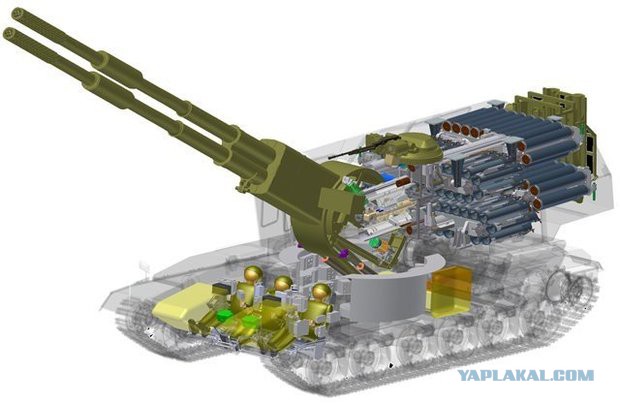 Уникальная двуствольная самоходная гаубица