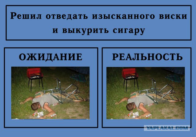 Фотожаба: Ожидание / Реальность