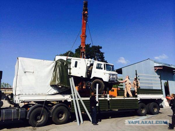 Гуманитарный конвой прибыл в Луганск.
