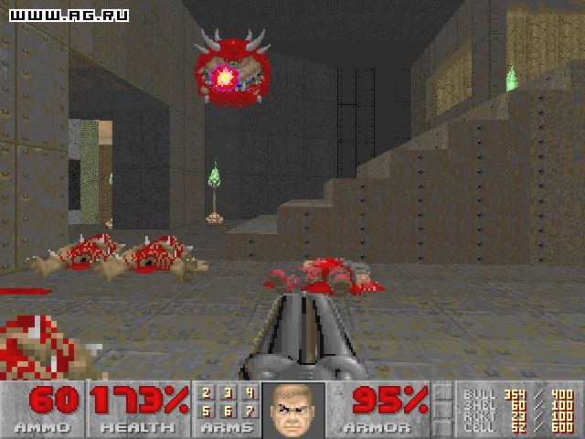 Ностальгия: Скриншоты из Doom (25 фото)