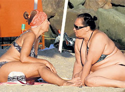 10 звезд на пляже