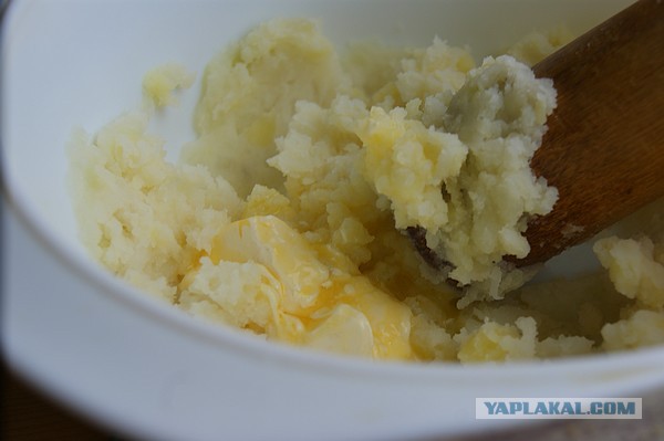Картофельный пирог, С курицей, помидорами и сыром