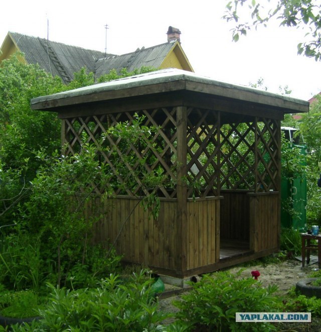 Строительство беседки