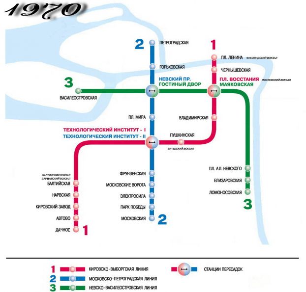 История метро в схемах