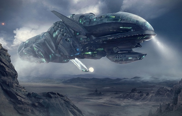 Рисунки: фантастика, Sci-Fi, киберпанк