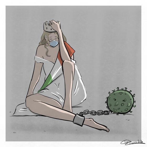Карикатурная пандемия