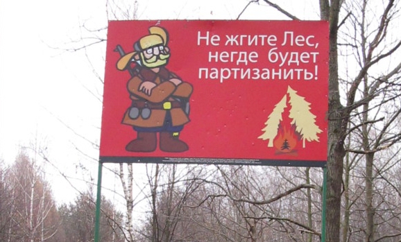 Берегите лес негде будет партизанить