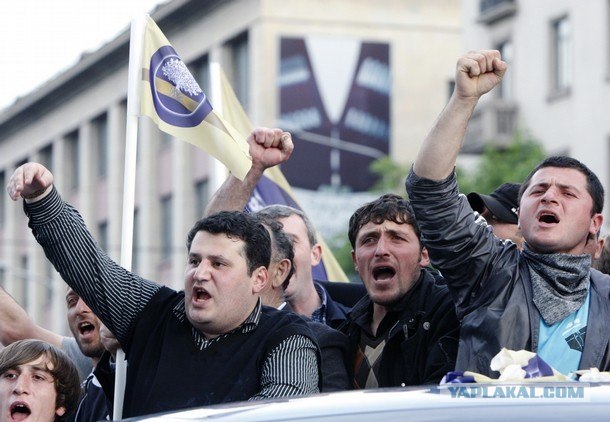 Митинг в Грузии