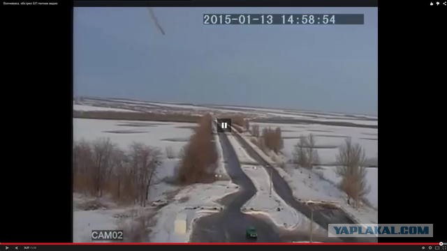 Видео растреляного автобуса под Волновахой