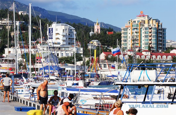 Дорога из Киева и из Москвы в Ялту.