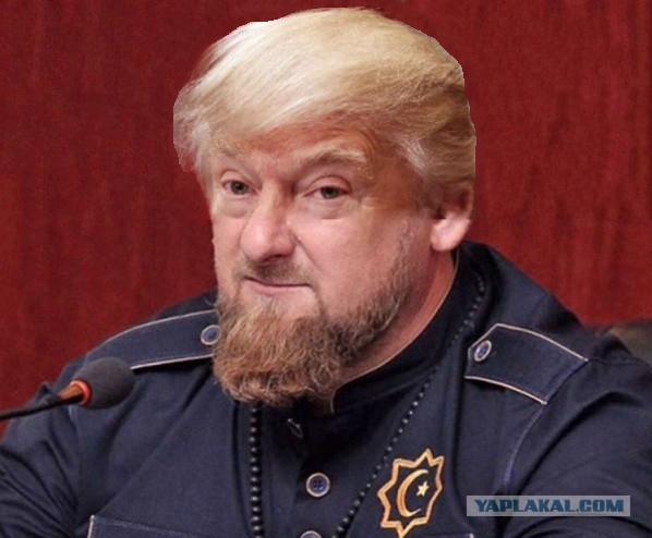 В сети создали гибрид Трампа и Кадырова
