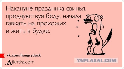 А потом она его съела.
