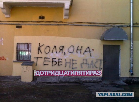 Фотожаба: Коля, она тебе не даст!