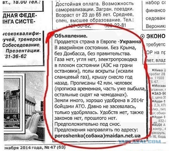 Украина может заработать $100 миллиардов