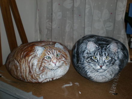 Каменные коты Маргариты.
