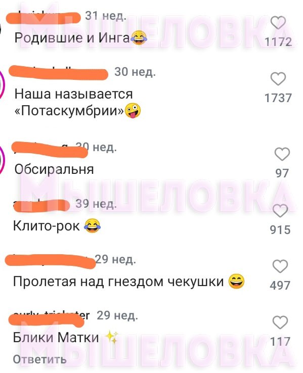 Названия женских чатиков