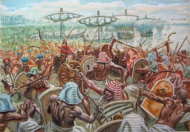 Как воевали «народы моря»: пираты Средиземноморья и наемники фараонов