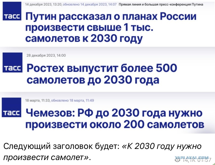 О самолетостроении