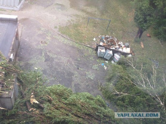 Ночной ураган в Днепропетровске, 24.09.2014.