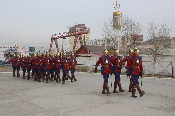 Монгольский почётный караул