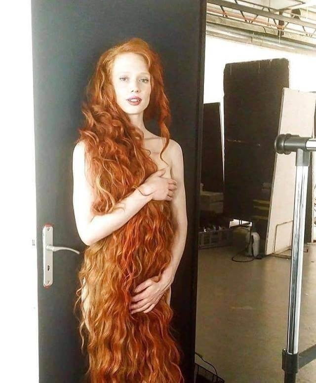 Dirty talk long hair redhead skinny