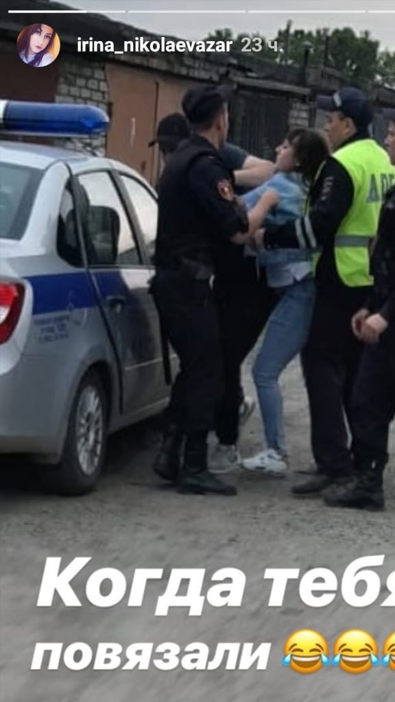Снимали девушки кино в гаражах, пили пиво и просили полицейских стрелять