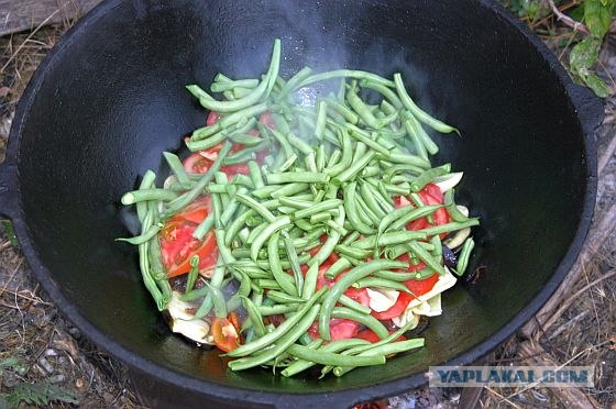 Овощи с бараньими ребрышками тушёные, или за что я люблю лето)))