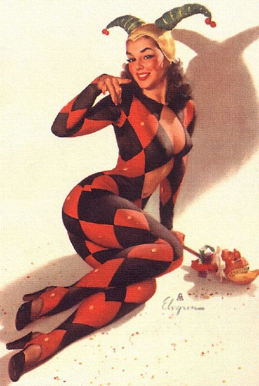 PIN-UP искусство Old school