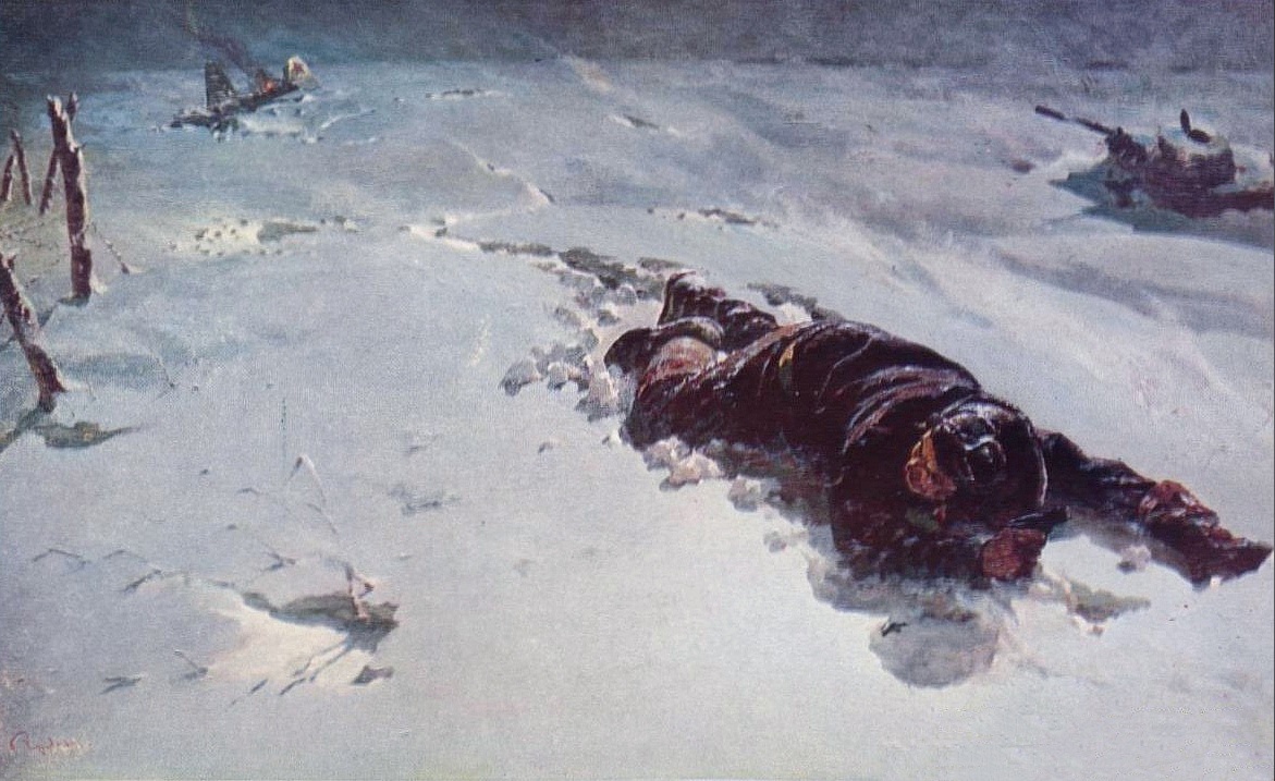 Картина поединок петр кривоногов