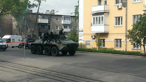 В Донецке демонстрация переросла в акцию протеста