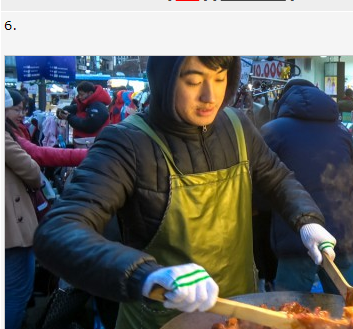 Уличный фастфуд по-корейски