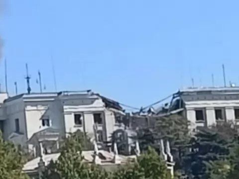 Развожаев: при атаке на штаб Черноморского флота чудом уцелела икона Ушакова