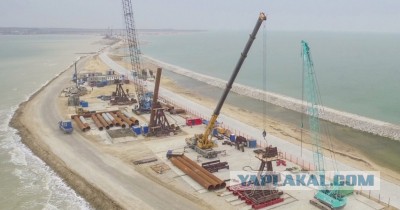На строительстве Керченского моста работают бывшие участники "АТО"