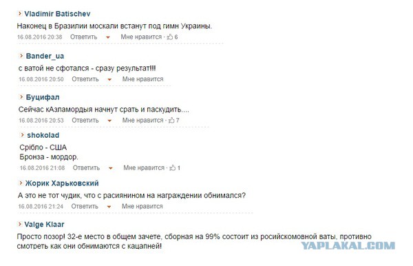 Олимпийские игры. Рио 2016