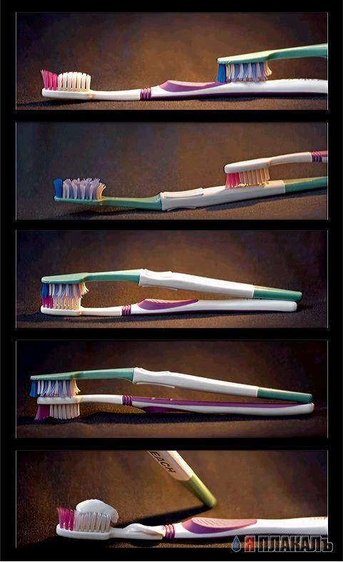 Секс у зубных щеток