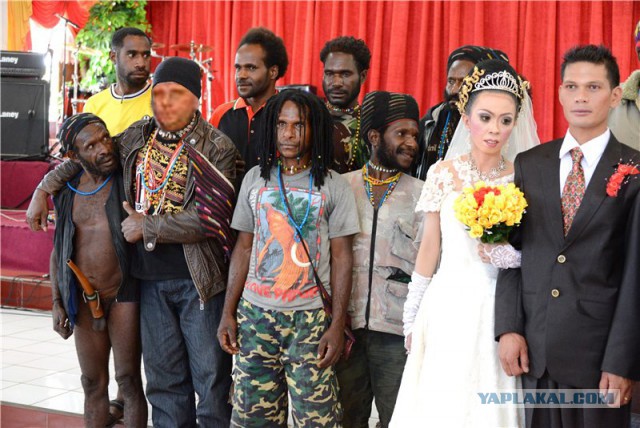 Папуасско-индонезийская свадьба. Западное Папуа