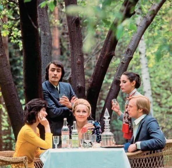 Реклама водки "Столичная", 1973 год, СССР