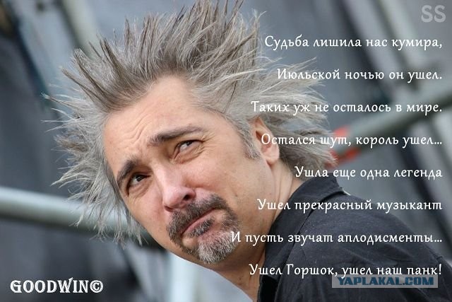 Сегодня Горшку стукнуло бы 40!