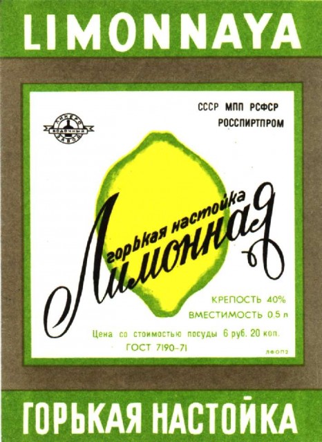 Этикетки СССР