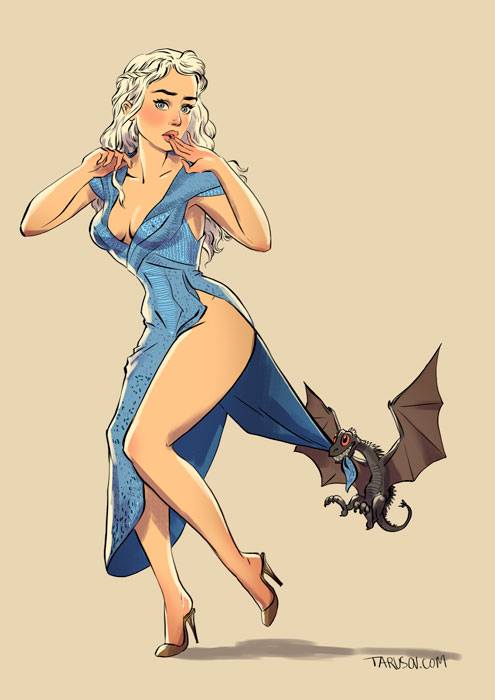 "Игра престолов" в стиле pin-up