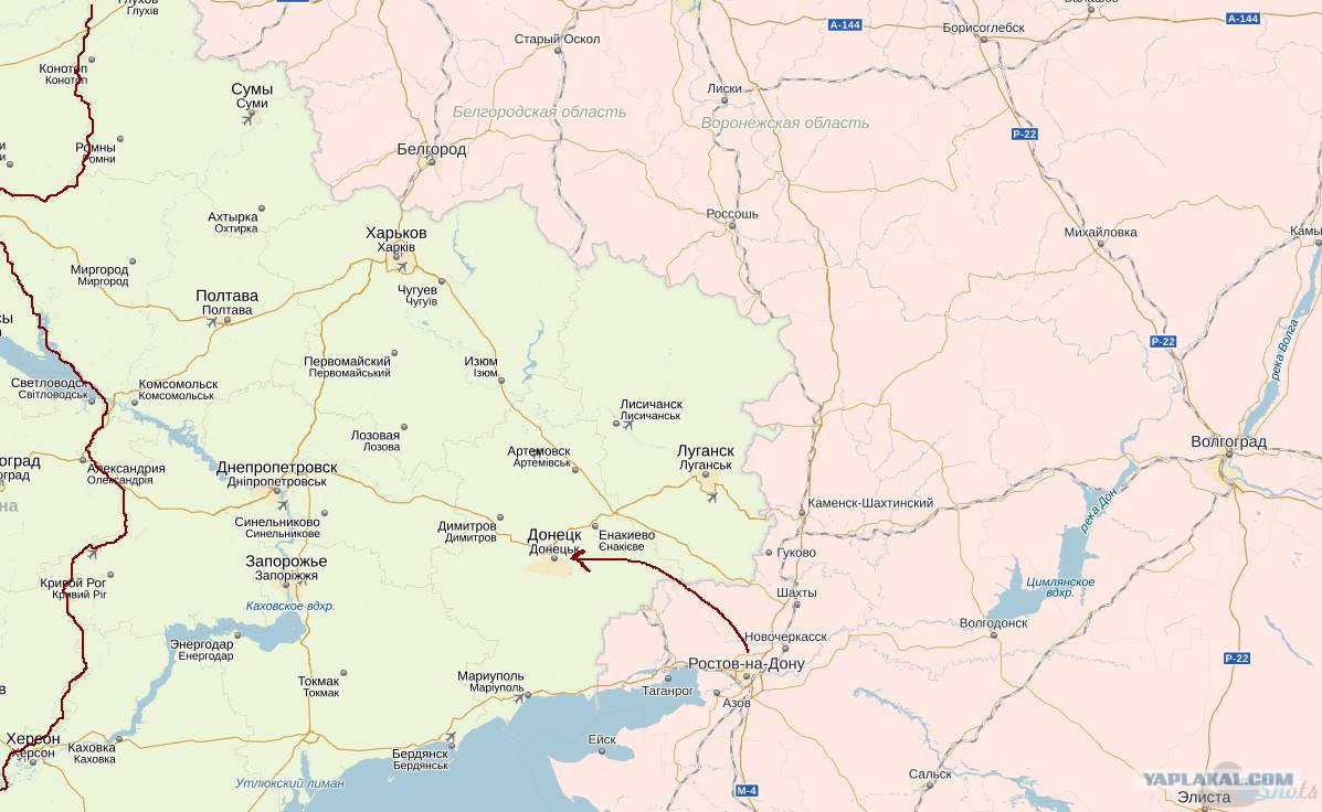 Волгоград украина расстояние до границы