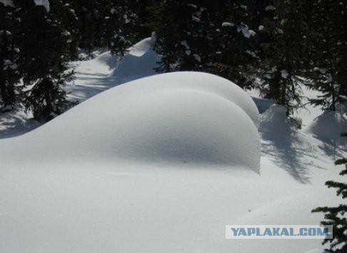 Старание из снега