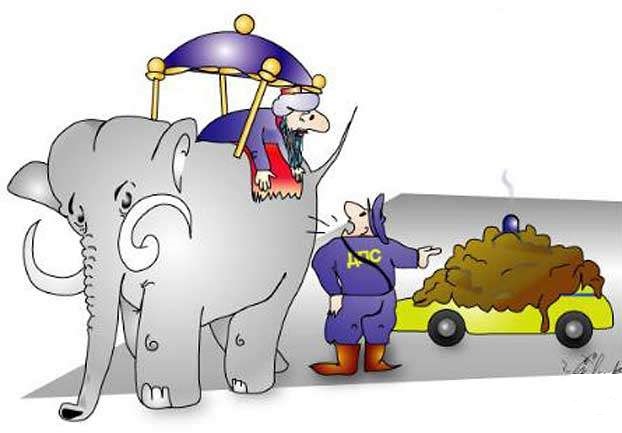 - Скажи-ка, дядя, ведь не даром в кустах ты прячешься с радаром?