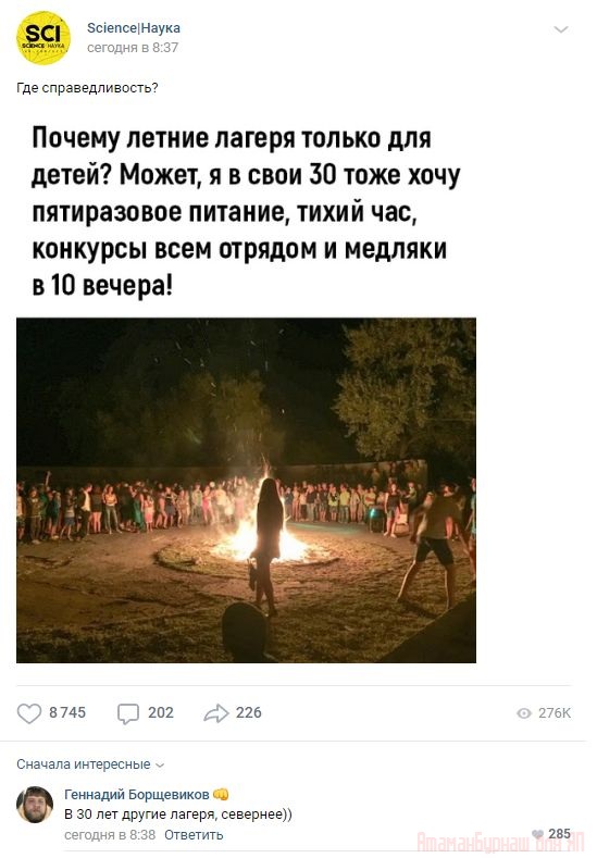 Комментарии к постам в разных группах, которые вызвали улыбку