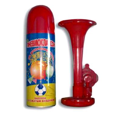 Фанацкая дудка. Дудка. Дудка футбольного фаната с акустической мембраной. Свисток болельщика. Дудка болельщика с баллоном.