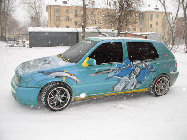 Аэрография автомобиля