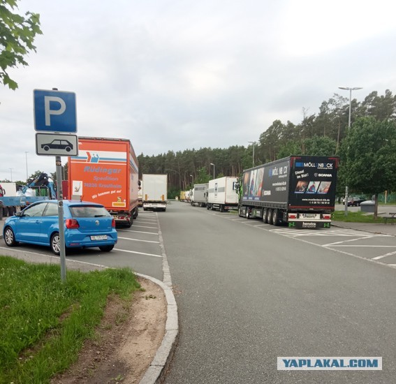 Просто парковка после 19.00 в Германии
