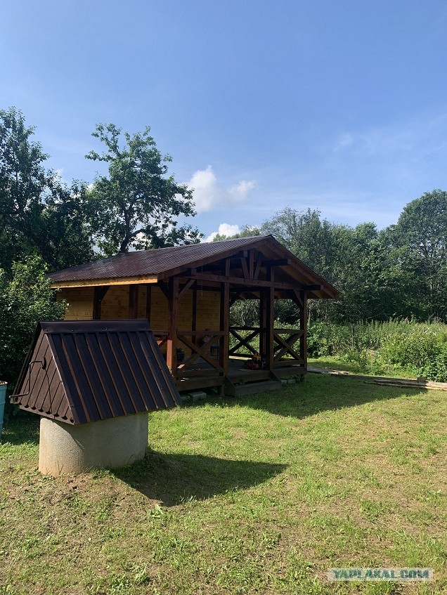 Завершение запила беседки