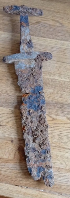 Норвежский школьник нашел на экскурсии 1300-летний меч викингов